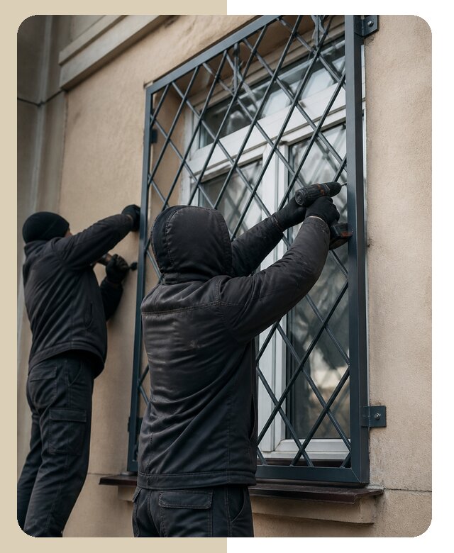 Установка антивандальных решеток на окна в Великом Новгороде